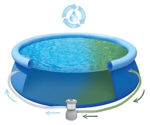 Bazén s konštrukciou a príslušenstvom Aquabel 300 cm - modrá