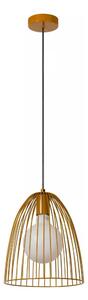 Lucide 74417/01/44 - Luster na lanku MACARONS 1xE27/40W/230V pr. 24,5 cm žltá