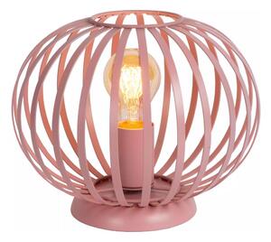 Lucide 78593/25/66 - Stolná lampa MERLINA 1xE27/40W/230V pr. 25,5 cm ružová