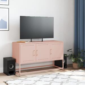 TV skrinka ružová 100,5x39x60,5 cm oceľ