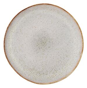 Sivý kameninový dezertný tanier Bloomingville Sandrine, ø 22 cm