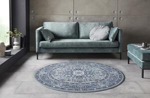 Nouristan - Hanse Home koberce Kruhový koberec Mirkan 104438 Skyblue - 160x160 (priemer) kruh cm