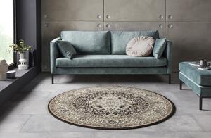 Nouristan - Hanse Home koberce Kruhový koberec Mirkan 104439 Cream / Brown - 160x160 (priemer) kruh cm