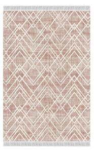 Obojstranný koberec Nesrin 80x150 cm - béžová / vzor