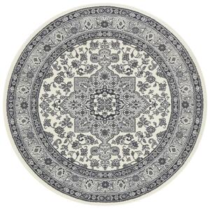 Nouristan - Hanse Home koberce Kruhový koberec Mirkan 104107 Cream / Grey - 160x160 (priemer) kruh cm