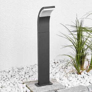 Lucande Timm Chodníkové LED svetlo, 60 cm, antracit, kov, IP54