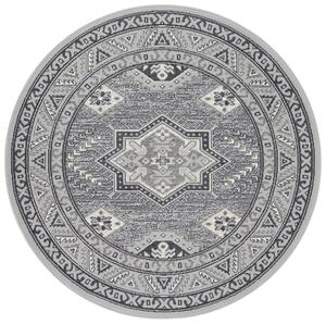 Nouristan - Hanse Home koberce Kruhový koberec Mirkan 104101 Stone-grey - 160x160 (priemer) kruh cm