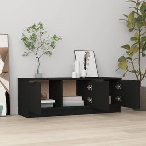 TV skrinka, čierna 102x35x36,5 cm, kompozitné drevo