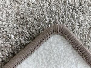 Vopi koberce Kruhový koberec Capri taupe - 67x67 (průměr) kruh cm