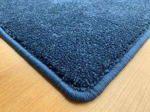 Vopi koberce Kusový koberec Eton Exklusive tmavo modrý štvorec - 60x60 cm