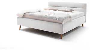 Svetlosivá dvojlôžková posteľ s roštom a úložným priestorom Meise Möbel Lotte, 160 x 200 cm