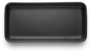 Čierny kameninový servírovací tanier Eva Solo Nordic, 24 x 12 cm