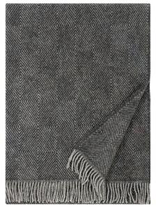 Lapuan Kankurit Vlnená deka Maria 130x180, čierno-sivá