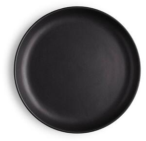 Čierny kameninový tanier Eva Solo Nordic, 17 cm