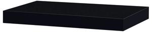 Nástenná polica 40 cm čierna P-023 BK lesk