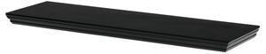 Nástenná polica 80 cm čierna P-025 BK