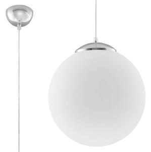 Sollux Lighting Závesná lampa - Ugo 40 - biela/chróm