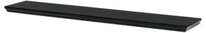 Nástenná polica 120 cm čierna P-026 BK