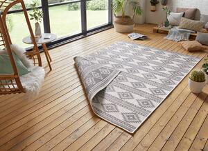 Mujkoberec Original Kusový koberec Nora 103740 Grey, Creme – na von aj na doma - 120x170 cm