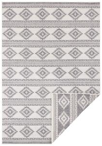 Mujkoberec Original Kusový koberec Nora 103740 Grey, Creme – na von aj na doma - 120x170 cm