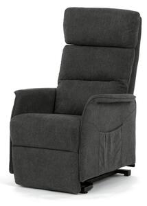 Polohovacie kreslo sivé, elektrické TV-L8960 GREY2