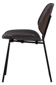 MUZZA Jedálenská stolička kelosa čierna