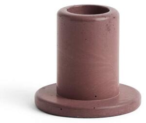 HAY Svietnik Tube Concrete Small, bordeaux