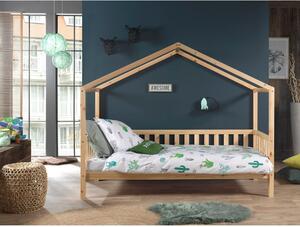 Domčeková detská posteľ z borovicového dreva Vipack Dallas, 90 x 200 cm