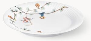 Ručne vyrobený porcelánový raňajkový tanier Hammershøi, 4 ks