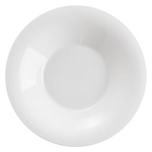 Biely hlboký tanier Brandani Panna Montata, ø 22,5 cm