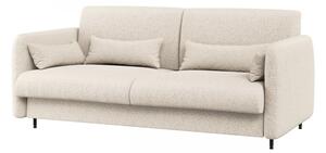 Mirjan24 Pohovka Bed-Concept 160 BC-19, Farby: biela + biely lesk, Dostupné poťahy: Piu 03 Mirjan24 5903211359682