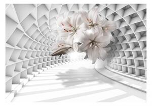 Fototapeta - Kvety v tuneli
