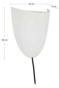 NIBLA nástenná lampa Biela