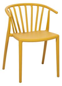 Žltá záhradná stolička Essentials Capri