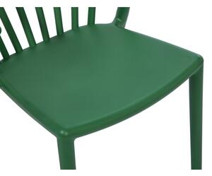Zelená záhradná stolička Essentials Capri