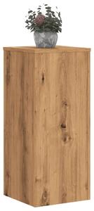 Stojany na rastliny 2 ks dub artisan 30x30x70 cm kompoz. drevo
