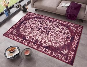 Hanse Home Collection koberce AKCIA: 80x150 cm Kusový orientálny koberec Chenile rugs Q3 104748 Berry - 80x150 cm