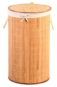 Kôš na prádlo, 60 x 35 cm, bambusový, svetlý KESPER 19572