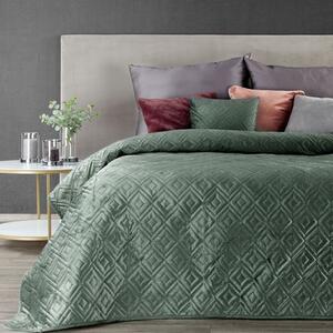 Dekorstudio Luxusný zamatový prehoz na posteľ ARIEL3 v tmavomätovej farbe Rozmer prehozu (šírka x dĺžka): 170x210cm