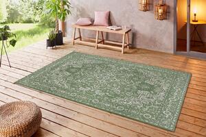 Hanse Home Collection koberce Kusový orientálny koberec Flatweave 104810 Green / Cream - 80x150 cm
