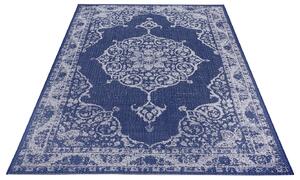 Hanse Home Collection koberce Kusový orientálny koberec Flatweave 104817 Blue / Cream - 80x150 cm