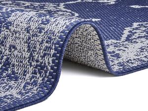 Hanse Home Collection koberce Kusový orientálny koberec Flatweave 104817 Blue / Cream - 80x150 cm