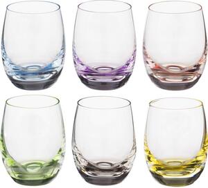 BOHEMIA RAINBOW POHÁR NA LIKÉR 60 ML SADA 6 KS