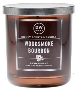 DW Home Vonná sviečka v skle - Bourbon a drevený dym, 9,1oz