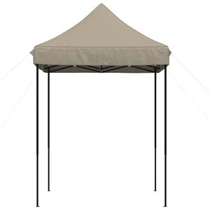 Skladací pop-up párty stan sivohnedý 200x200x306 cm