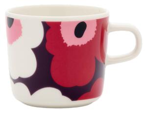 Marimekko Hrnček Oiva Unikko 0,2l, slivkovo-brusnicový