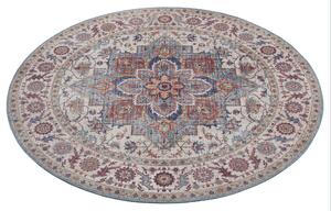 Nouristan - Hanse Home koberce Kusový koberec Asmar 104002 Cyan / Blue kruh - 160x160 (priemer) kruh cm