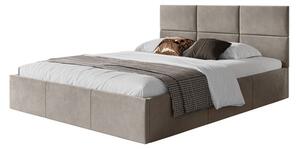 Čalúnená posteľ PORTO rozmer 120x200 cm Sivá