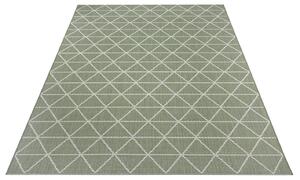 Hanse Home Collection koberce Kusový koberec Flatweave 104836 Green / Cream - 80x150 cm