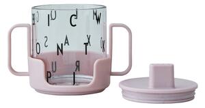 Levanduľovofialový detský hrnček Design Letters Grow With Your Cup